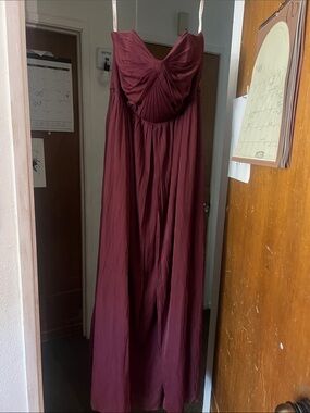 dusty coloured bridesmaid dresses Dusty Rose Spaghetti Straps A-line Chiffon Floor Length Bridesmaid Dress